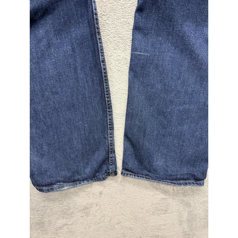 Levis‎ 505 Jeans Mens Measured 38x31 Blue Straight Regular Denim Zip Fly